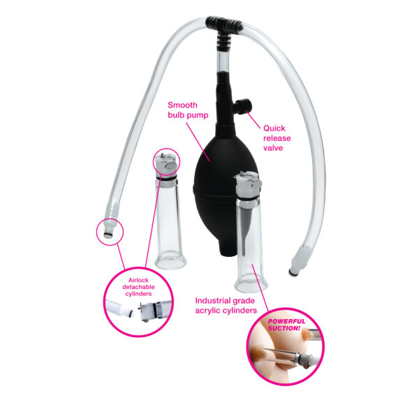 Nipple Pumping System with Dual Detachable Acrylic Cylinders - Image 7